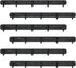 Picture Frames Collage Wall Decor, 6 Pcs Black Felt Lightweight Bulletin Board Strips, Photo Wall Collage Kit with 30 Clips for Photo Display, Not...
