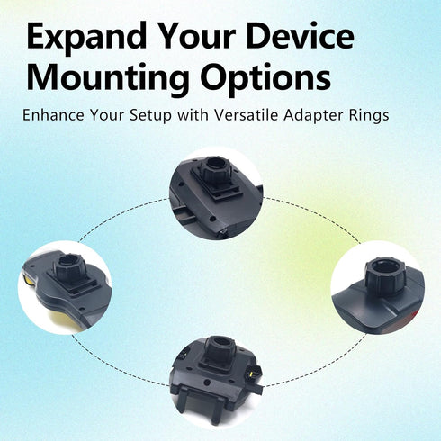 6 Pack Car Phone Mount Replacement Parts Tightening Nut for Replacement Car Mount Screw-On Ball-Joint Fixed Adapter Head Bracket Holder Ring for C...