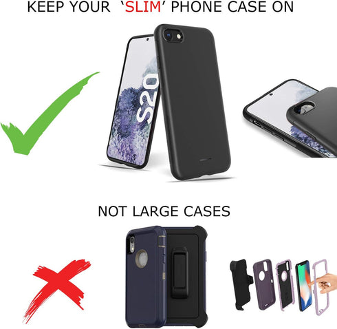 Waterproof Samsung Galaxy Ultra S25/S24/S23/S22/S21/S20 Running Armband. Sports Phone Case Holder for Runners...