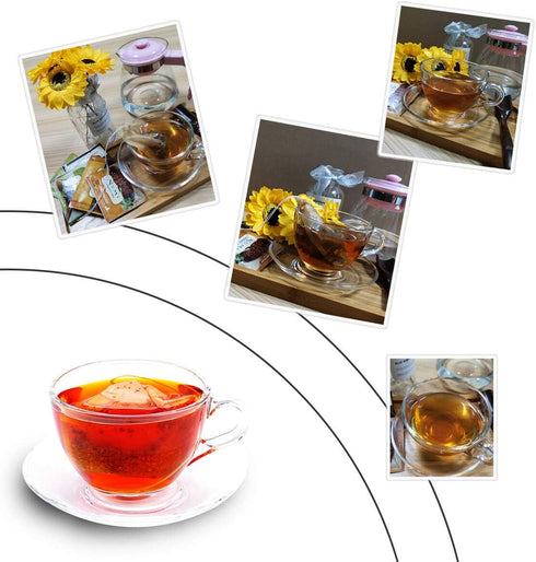 300PCS Disposable Tea Filter Bags with Drawstring | 100% Natural & Safe Loose Leaf Tea Empty Tea Bags, 1-Cup Capacity...