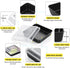 P&P CHEF Square Baking Pan with Lid Set, 8 Inch Non-Stick Square Cake Pans for Oven Cooking Brownie Lasagna, Stainless Steel Core & Easy Release, ...