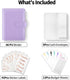 Sooez Money Organizer for Cash, A6 Budget Binder with Zipper Envelopes, Rose Gold Sticky Labels & Extra Thick Expense Sheets,Money Saving Binder B...