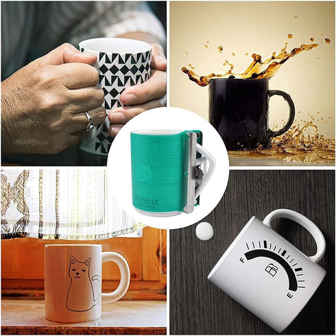 VERSAINSECT icone Sublimation Mug Wrap for Oven, 15 oz and 11 oz Silicone Mug Clamp, Silicone Mug Wrap for Printing Mugs 3D Sublimation Mug Press ...