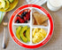 Health Beet MyPlate Portion Control Plate with Dairy Bowl - 4 Divided Sections for Fruit Grains Veggies Proteins – Dishwasher & Microwave Safe Sec...
