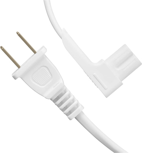 19.5in 2-Pack Power Cord Compatible with Sonos One, Sonos One SL, Sonos Play-1 Speakers - Power Plug Cable (Short, White)...