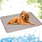 Dog Cooling Mat Washable, Portable Summer Dog Pad, Water-Absorbent Pet Cooling Pad, Ice Silk Self-Cooling Mat for Dog for Kennel/Sofa/Bed/Floor/Ca...