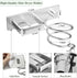 Hair Dryer Holder - Hair Tool Organizer Wall Mount, Aluminum Blow Dryer Holder with Self Adhesive and Drilling Install Options, Flat Iron/Curling ...