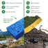 bioGo 10 Pack Compostable Pop-Up Sponges - Expanding, Non-Scratch, Plant-Based Dish Sponges...