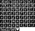 Alphabet Letter Stencils 2 inch, 68 Pcs Reusable Plastic Letter Number Symbol Stencil Kit for Painting on Wood, Wall, Fabric, Rock, Chalkboard, Si...