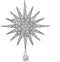 Bling Stylish Silver Tone Full Micro Pave Clear CZ Starburst Pin Brooch with Drop Moravian Lapel Corsage Accessory...