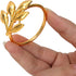 KPOSIYA Set of 20 Leaf Napkin Rings Metal Gold Napkin Holder Table Napkin Rings for Dinning Table Parties Everyday (Ye Zi-Gold 20)...