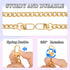 Gondiane 2Pcs Flat Purse Chain Strap Handbag Replacement Strap with Metal Buckles(15.7 Inches/40cm, Gold)...