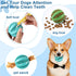 Chew Toy Balls 2pack Interactive Dog Treat Dispensing Ball Rubber Dog Puzzle Toy Chewing Toys for Boredom and Brain Stimulating Game Puppy Teethin...
