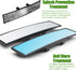 WSSROGY 2 Pack Car Rearview Mirror HD Glass 12 Inch Anti Glare Clip On Panoramic Wide Angle Car Interior Rear View Mirror Universal for Cars SUVs ...