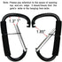 Stroller Hooks by Baby,2 pcs Carabiner Stroller Hook Organizer for Hanging Purses, Diaper Bag, Shopping Bags. Clip Fits Single/Twin Travel Systems...