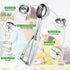 3PCS Ice Cream Scoop,Premium cookie scoop set,Small/Medium/Large stainless steel Scoops,Professional Ice cream Scooper with Trigger Release for Ba...