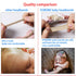 VOBOBE Baby Girl Nylon Headbands Infant Flower Elastic Hair Band Bows Wraps For Newborn Toddler Hair Accessories Pack of 3 (A-Blue)...