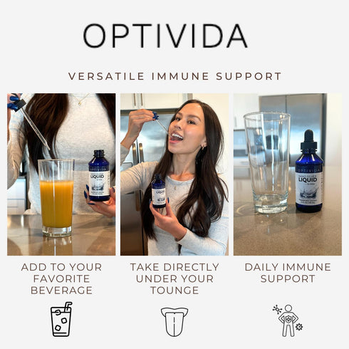 Optivida Health- Colloidal Nano Silver Liquid for Immune Support, Promotes A Healthy Immune System Nano Silver Liquid Solution 10PPM (4 oz.)...