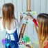 YGAOHF 30 Pcs Kids Paint Brushes - Soft Bristle, Easy Clean, Short Flat, Preschool, Acrylic, Watercolor, Face, Detail...