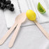 HANSGO 150PCS Wooden Spoons Bulk, Natural Wooden Spoons Small Cutlery for Party Wedding Picnic Camping...