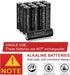 Alkaline AA Batteries, 1.5V High-Capacity Double A Batteries 12 Pack, Double A Battery with Long-Lasting Power, All-Purpose AA Batteries 12 Pack f...
