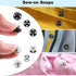 100 Pairs Skirt Hooks and Eyes Hook, Sewing Snaps Fasteners Press Studs Clothing Fixing Tools for Skirt, Bra, Trousers, Clothing, DIY Sewing Suppl...