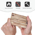 Rustic Country Plank Brown Old Wood Single Blank Light Switch Cover 1 Gang No Device Wall Plate Decorative Electrical Switchplate Faceplate for Ba...
