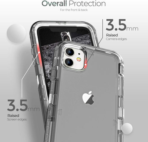 ORIbox Case Compatible with iPhone 11 , Heavy Duty Shockproof Anti-Fall Clear......