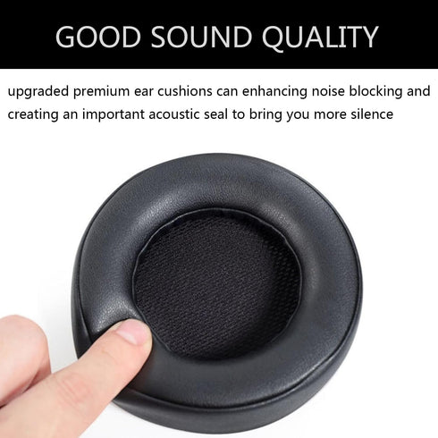 Replacement EarPads for Corsair Virtuoso RGB Wireless XT SE Gaming Headset, Soft Memory Foam Protein Leather Ear Cups Cover Repair Part -black...