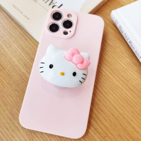 2 pcs Kawaii Kitty Expanding Phone Mount Grip Holder , Cute cat Collapsible Phone Stand , Finger Holder Grip, Anniversary, Christmas, Birthday Gif...