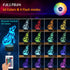 FULLOSUN Wolf Gifts, 3D Night Light for Kids Optical Illusion Lamp Co-Sleeping,Remote Controller with 16 Color Changing Birthday Gifts & for Kids,...
