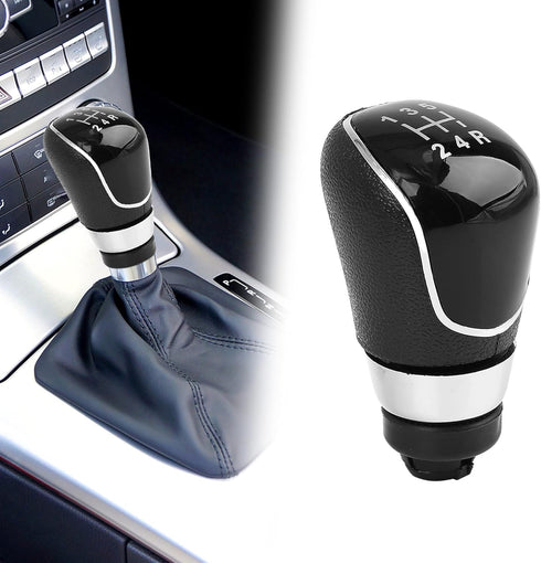 X AUTOHAUX 5-Speed Manual Gear Shift Knob Car Vehicle Stick Shifter Knobs Cover Plastic Black for Ford Focus...