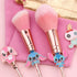 5Pcs Stitch Theme Cosmetic Brushes Set, Interstellar Baby Makeup Brushes, Premium Synthetic Foundation Eyeshades Brush Set Best Gift...
