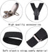 Suspenders for Men and Women Adjustable Elastic 1 inch Wide Leather Heavy Pants Strong Metal Clips Suspender Costume...