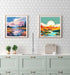 4 Pack Paint by Numbers for Adults, Landscape DIY Acrylic Painting Paint by Numbers Kits on Canvas for Kids Ages 4-8-12 Perfect for Gift Home Wall...