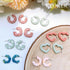 Keoker Clay Cutters for Polymer Clay Jewelry, hoop Polymer Clay Cutters for Earrings jewelry Making, 5 Shapes Potted Plant Clay Earrings Cutters, ...