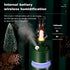 Green Time Lamp Humidifier?Adjustable Gradient Ambient Lighting?One-Button Timing, Two Spray Modes.Humidifiers for Bedroom,Baby Nursery, Plants....