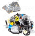 116pcs Technic-Parts Gears-Axle-Pin-Connector Compatible with Lego-Technic, Wheels Link Chain Gear Rack Steering Wheel Technic Bush Hook Tow Ball ...