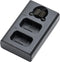 Kimaru NP-FW50 Battery Charger, Double Slot NP-FW50 Charger for Sony BC-TRW Charger, ZV-E10, Alpha A6000 A6300 A6400 A6500 A5000 A5100 A7 A7II A7R...