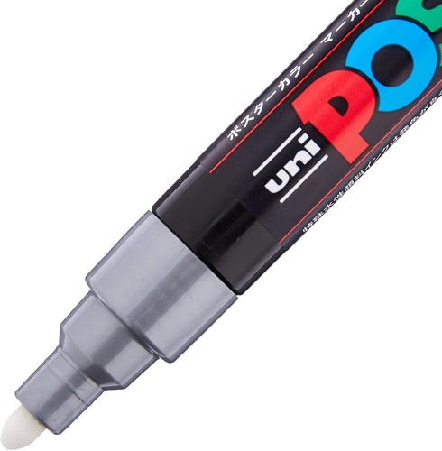 Uni Posca Medium Marker, Silver (PC5M.26)...