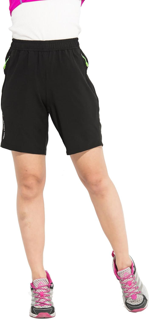 LancerPac Lightweight Womens Hiking Shorts Quick Dry Active Sports Cargo Shorts for Women...