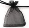 Allgala 100 Count Orangza Gift Party Favor Bags with Drawstring-5x7 Inch-Black-PF53202...