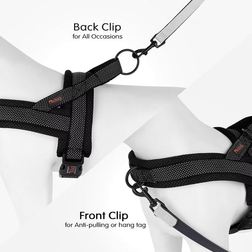 Didog No Pull Dog Harness with Breathable Mesh Padded, Full Reflective & Quick Fit Adjustable Vest Harness, Easy for Training Walking for Small & ...