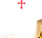 Integrity Designs White Linen Altar Cloth Red Cross Embroidery 18 Inches Square...