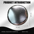 gunhunt 1 Pack Car Steering Wheel UV Reflector, 18.11In x 18.11In Foldable Steering Wheel Heat Insulation Cover, Keep Your Vehicle Cool, Universal...
