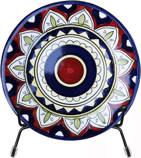 6 Pack Upgraded Plate Display Stands, 6 Inch Anti-Slip Iron Photo Holder Stands Book Display Stands, Compatible 6 to 8 Inch Decorative Plates and ...