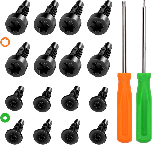 Doorbell Screwdriver Set,2Pcs Torx T6 T5 Double-ended Screwdriver Bit Replacement with 16Pcs T6 T15 Doorbell Screws for All Video Doorbell 1,2 and...