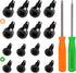 Doorbell Screwdriver Set,2Pcs Torx T6 T5 Double-ended Screwdriver Bit Replacement with 16Pcs T6 T15 Doorbell Screws for All Video Doorbell 1,2 and...