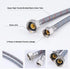ARCORA 30” Length Faucet Hose Connects Bathroom Kitchen Sink to Water Supply Braided Nylon Supply Line with 3/8" Female Compression Thread x 1/2" ...