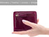 Itslife Women's Rfid Blocking Small Compact Bifold Leather Pocket Wallet Ladies Mini Purse with id Window (Waxed Fuchsia)...